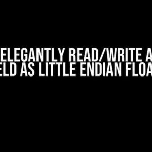 How to Elegantly Read/Write a Struct Field as Little Endian Float?