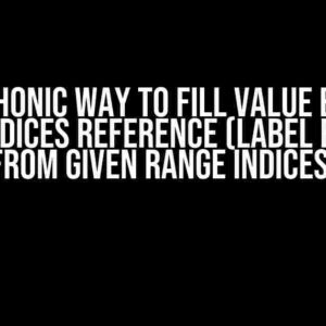 Numpythonic way to fill value based on range indices reference (label encoding from given range indices)